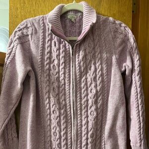 LLBean cable knit sweater